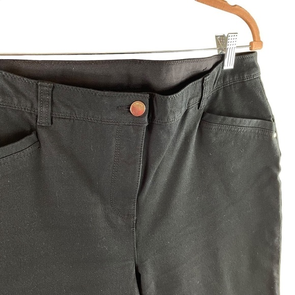 Chico’s So Lifting Women’s Black Casual Straight Leg Pants Sz 12 (2) SHORT‎ - Picture 3 of 9